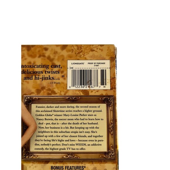Weeds 2006 DVD Season Two Comedy Mary-Louise Parker Elizabeth Perkins Pre-Owned - Picture 5 of 5